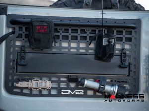 Ford Bronco Interior Upgrade - Tailgate Molle Panel - DV8
